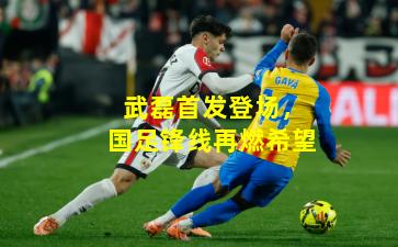 武磊首发登场,国足锋线再燃希望