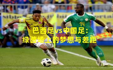 巴西足vs中国足:绿茵场上的梦想与差距